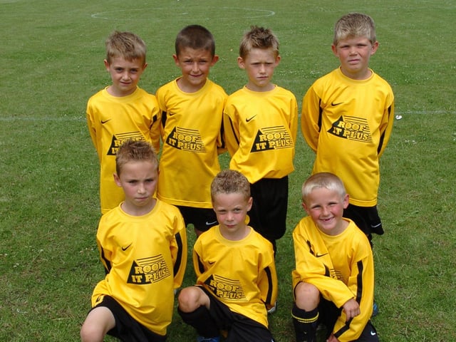 Back (from left): Joe Lea, Joe Dorsett, James Sturgess, Joe Haden. Front: Kyle Ward, Hugh Butler, William Rutledge