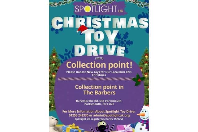 The Barbers, Pembroke Road, are taking part in a toy drive this Christmas as they team up with Spotlight UK.