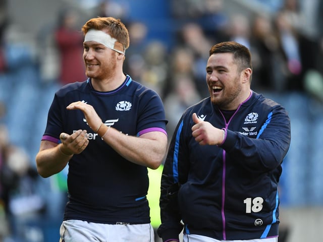 Hard-working performance from the second row who sin-binned for repeat offending in the second half on what was his first Scotland start in almost five years. 6