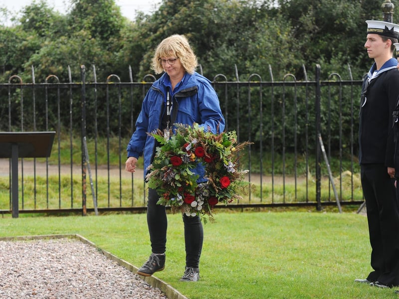 A service to commemorate Trafalgar Day took place on Friday, October 20, at the Nelson Monument along Portsdown Hill.