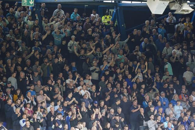 Pompey fans at Ipswich