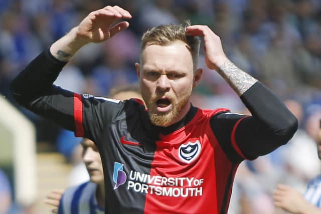 Aiden O'Brien is yet to sign a new deal at Pompey.   Picture: Paul Thompson