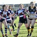 Portsmouth Valkyries 2nds (black/yellow/white) v East Grinstead. Picture: Hannah Smith.