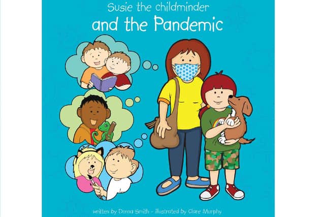 A copy of the new book aimed at helping Hampshire children understand the coronavirus pandemic. Photo: HFRS