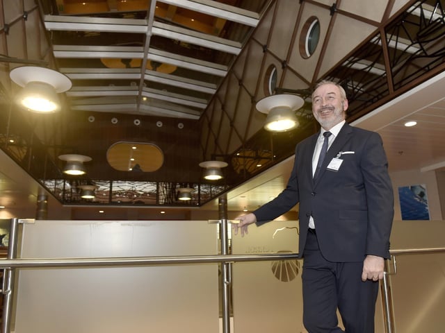 Christophe Mathieu, CEO of Brittany Ferries. Picture: Sarah Standing (030323-742).
