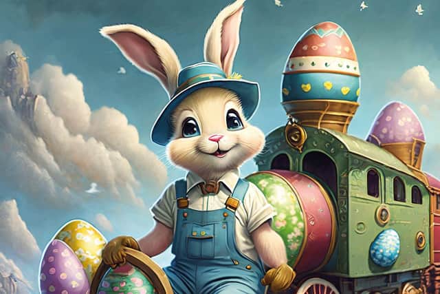 Enjoy meeting the Easter Bunny at The Watercress Line from 17 to 21 April.