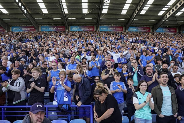 It was a sell-out crowd inside Fratton Park as Pompey came from behind to snatch a 94th minute leveller against promotion rivals Plymouth. This saw 19,009 fans in attendance at PO4 for the 2-2 draw, which also saw 1,899 Argyle fans make the trip to Hampshire from Devon.