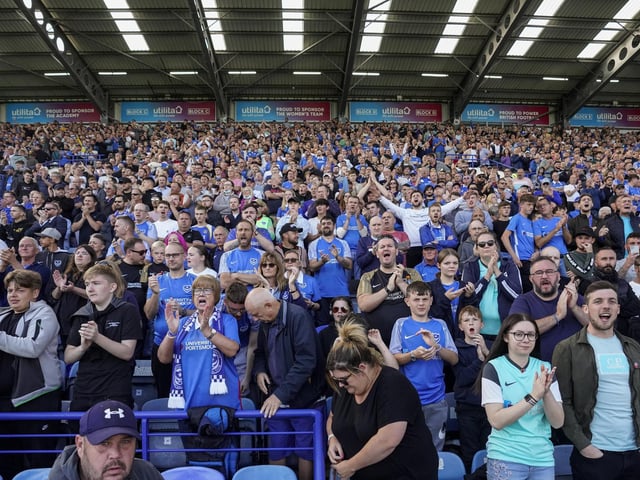 It was a sell-out crowd inside Fratton Park as Pompey came from behind to snatch a 94th minute leveller against promotion rivals Plymouth. This saw 19,009 fans in attendance at PO4 for the 2-2 draw, which also saw 1,899 Argyle fans make the trip to Hampshire from Devon.