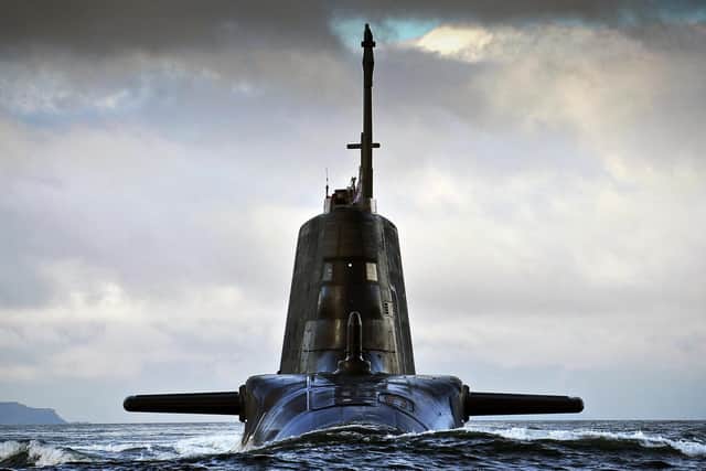 HMS Ambush, one of the Royal Navy's nuclear-powered attack submarines in the Astute class