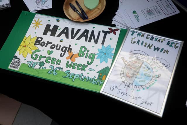 The two winning posters for the Havant Big Green Week.

Picture: Sam Stephenson