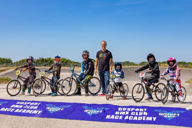 Members of the Gosport BMX club on bikes designed by Bob Haro. Picture: Mike Cooter