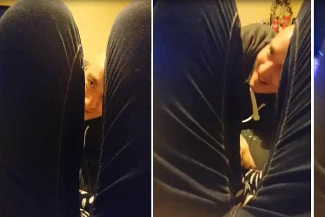 Snapchat video shown at Winchester Crown Court of Shane Mays tickling 16-year-old Louise Smith.