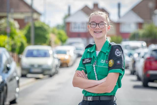 Phoebe Carlile 16 has set up social challenges for other teenagers to keep their spirits up and raised hundreds of pounds through cycling a marathon each week.
Picture: Habibur Rahman