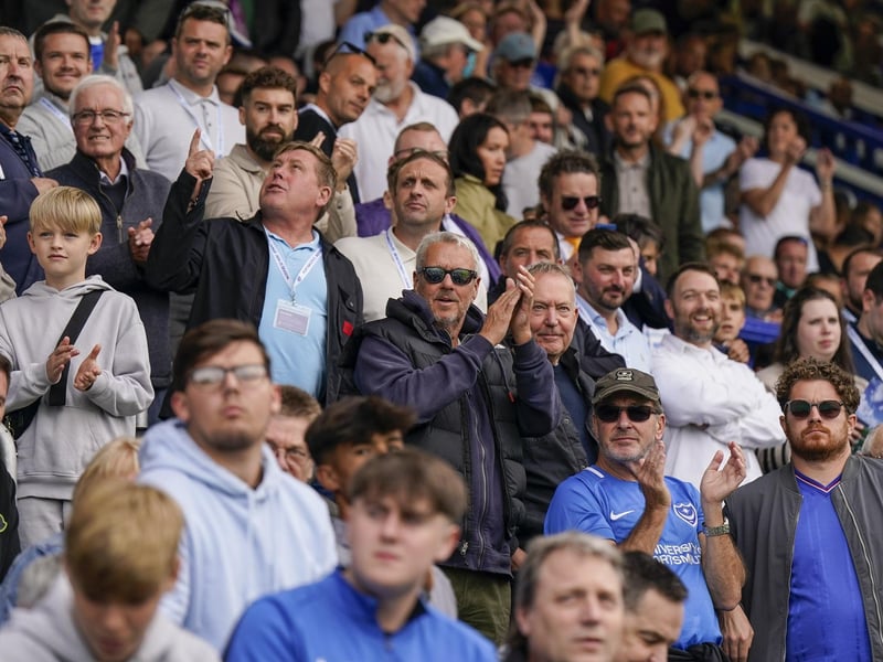 18,046 home fans were inside Fratton Park to cheers on John Mousinho's Blues.