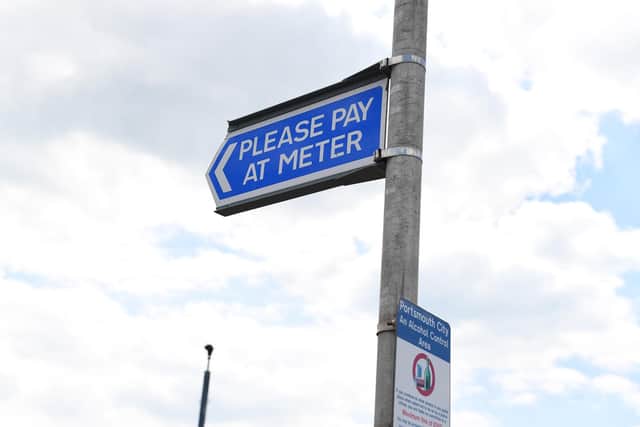 The parking meters allow residents to pay £1 for an hour stay. Picture: Malcolm Wells (190703-3515)