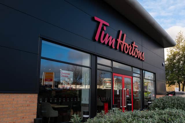 A new branch of Tim Hortons which opened in Burnley in November 2022. Photo: Kelvin Stuttard