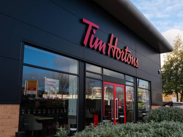A new branch of Tim Hortons which opened in Burnley in November 2022. Photo: Kelvin Stuttard