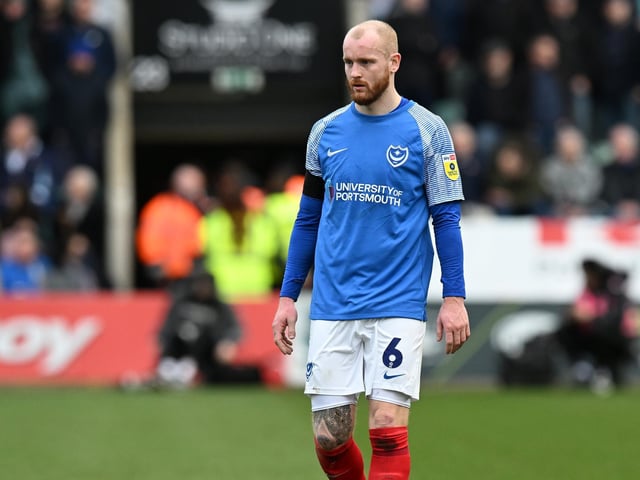 Was Pompey's man of the match against Plymouth and continues to be a reliable presence in the Blues back line. Is out of contract at the end of the season. It would be unwise of Pompey to let that situation continue.