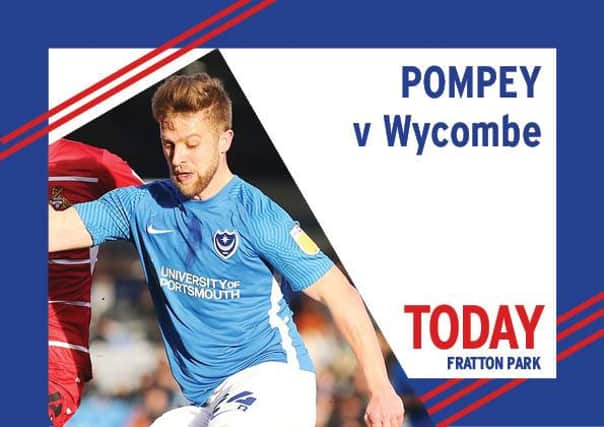Pompey play host to Wycombe today in League One