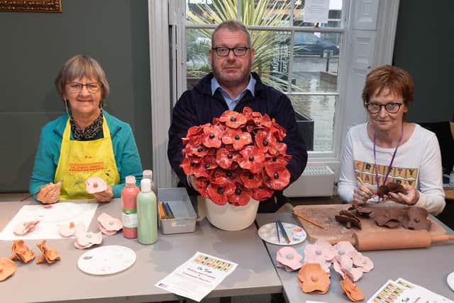 Pictured is: Sylvia Root, Shane Davies and Pauline BatemanPicture: Keith Woodland (021021-3)