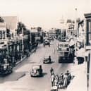 London Road, North End circa 1950. The epitome of an English high street with dozens of individual shops.