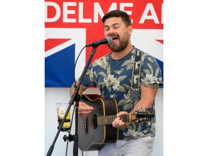 Roy Peplow pulled out the tunes for punters at The Delme Arms Beer Festival.