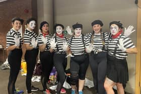 Knowle Hotshots - best fancy dress (from left) Zoe Jennings, Mimosa Griffiths, Vicky Richardson, Helen Manuel, Angela Carpenter, Stacey Grantham, Lisa Ayres