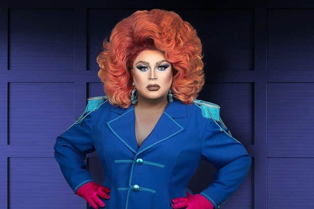 Talk show host Kitty Tray 