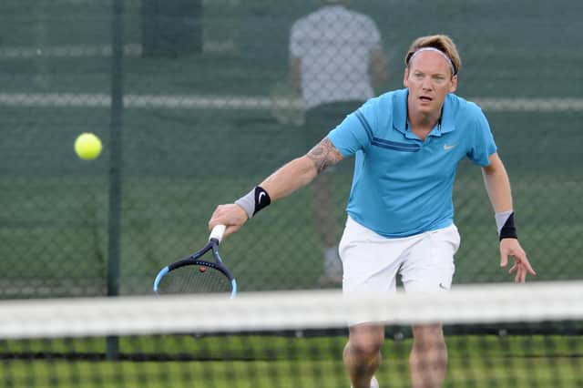 Mark Lance in Portsmouth and District Tennis League action at The Avenue in Havant. Picture: Ian Hargreaves