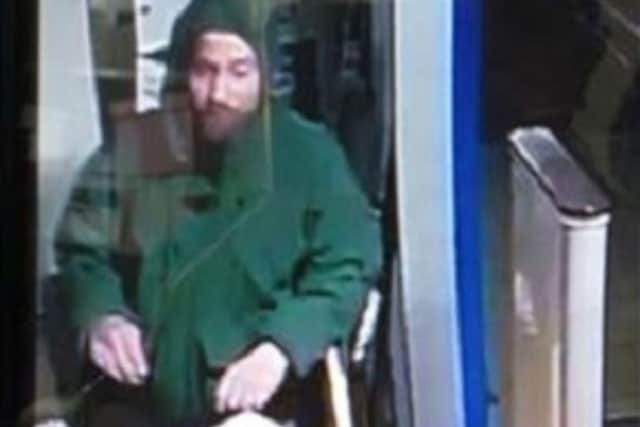 Police are hunting a man after cigarettes were stolen from WH Smith in Waterlooville Town Centre. Picture: Hampshire and Isle of Wight Constabulary.