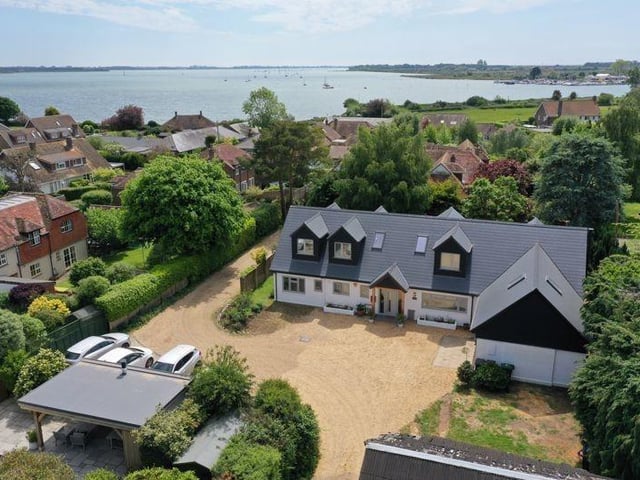 This five bedroom detached house in Emsworth has gone on sale for £1,795,000. It is listed by Borland & Borland, Emsworth.