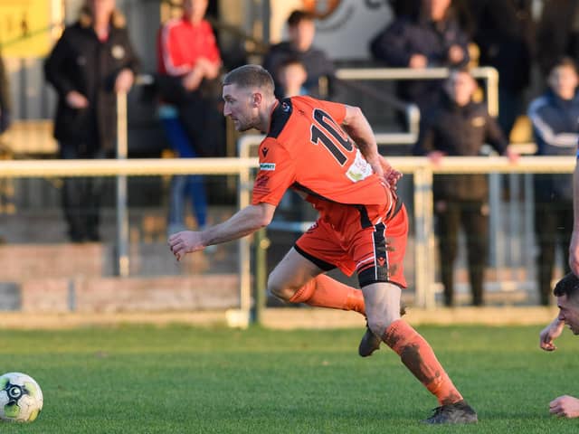 Lee Wort netted twice in AFC Portchester's cup win over Infinity. Picture: Keith Woodland (121220-171)