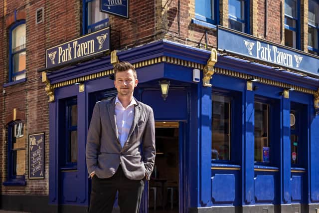 Adam Stevenson, 32, the new manager at the Park Tavern in Spring Street. Picture: Mike Cooter (290722)
