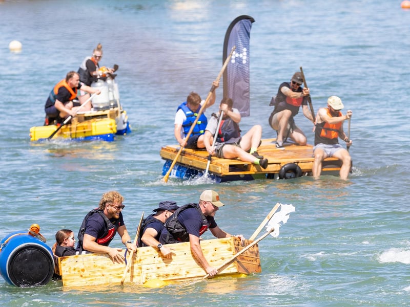 Jolly Roger Raft Race in Gosport on Saturday August 1