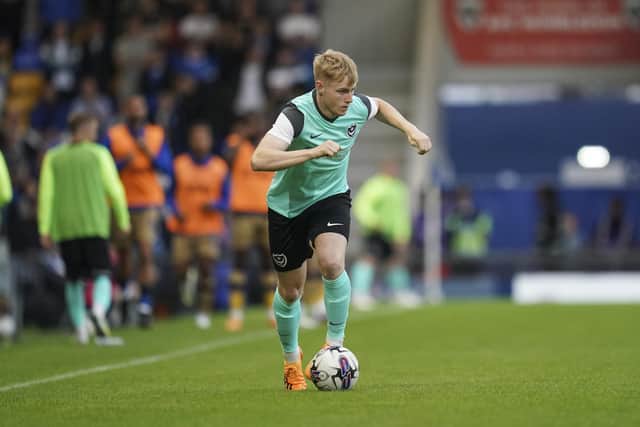 Paddy Lane returns to Pompey action against Cheltenham following injury. Picture: Jason Brown/ProSportsImages