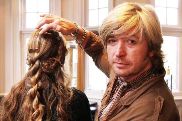 Alun has realised he is definitely not in the same league as celebrity hairdresser Nicky Clarke.