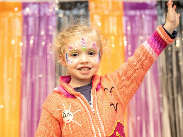Fort Nelson is holding its spooky half term this week, with games, story telling, face painting and other entertainment for the whole family.Pictured - Hallie, 4 on the dance stage.Photos by Alex Shute