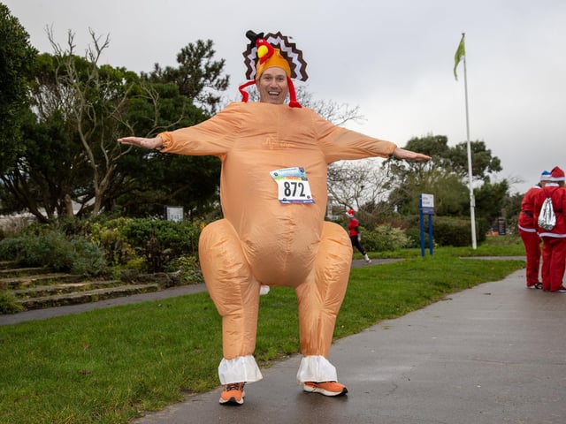 Pictured - Rich Harris the Turkey.