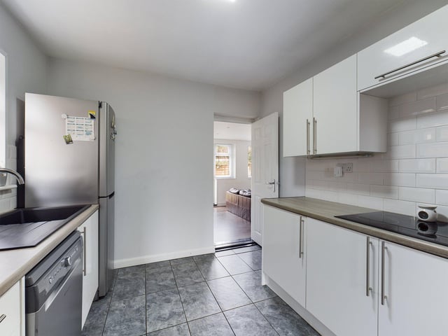 This three bed family home with a garage is on sale in Aylen Road, Copnor, is on the market for £300,000. It is listed by Chinneck Shaw.