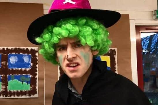 Mr Mathews as the wicked stepmother