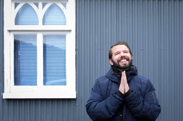Musician Paul Andreas pictured near his home in Gosport. Picture: Chris Moorhouse (jpns 080521-10)