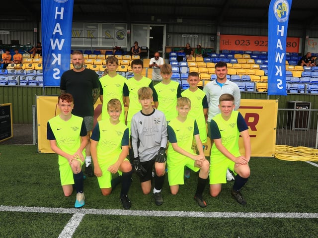 Gosport Falcons Black U14s at the Havant and Waterlooville Summer Tournament. Picture: Dave Haines