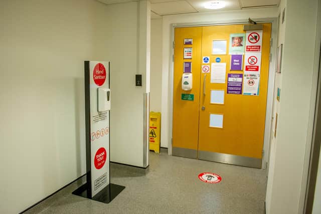 Covid mitigation measures such as hand sanitiser points for students has cost the University of Portsmouth around £10m.
Picture: Habibur Rahman