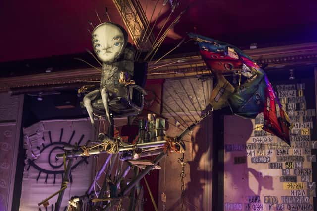A sculpture in My Dog Sighs' exhibition, Inside. Picture: Mike Cooter
