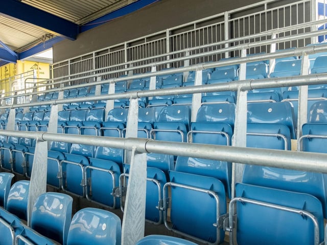 Work continues to progress in the Milton End, which will house up to 3,200 supporters when complete.