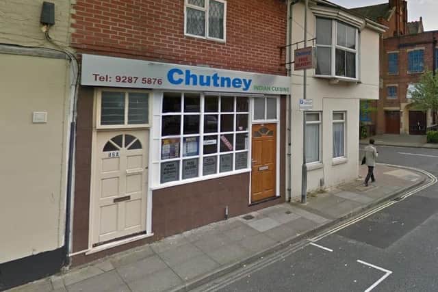 The old Chutney Tandoori in Somers Road, Somers Town, Portsmouth