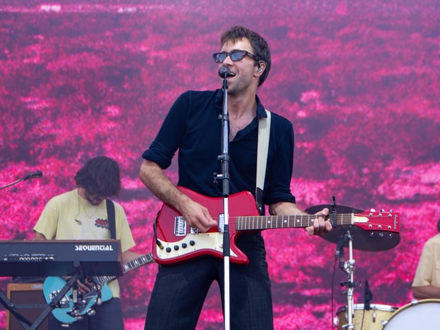 The Isle Of Wight Festival in Seaclose Park 2022. Pictured is: The Vaccines. Picture: Emma Terracciano