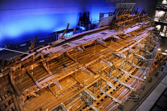The Mary Rose, located in Portsmouth Historic Dockyard. Picture: Sarah Standing (180319-2332)