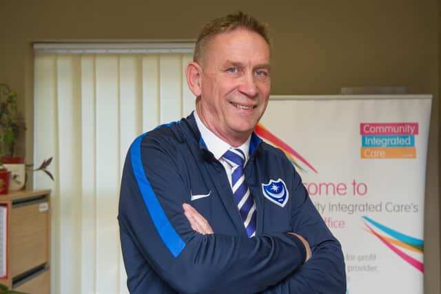 Alan Knight remains as Pompey's ambassador - despite the social media rumours. Picture: Habibur Rahman