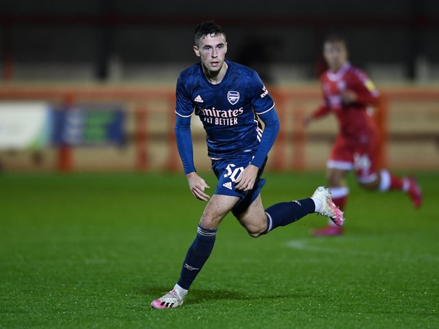 Position: Centre-midfield, Age: 21 2021-22 appearances: 12 (On loan at Shelbourne), Goals: 0. Picture: David Price/Arsenal FC via Getty Images